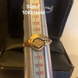 Harley Davidson 10KT Ladies Ring